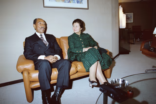 Valokuva 6: Official visit of President of Egypt, to the European Parliament in Luxembourg