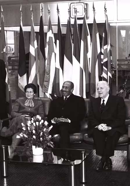 Photo 13: Official Visit of Anouar EL-SADATE, President of Egypt