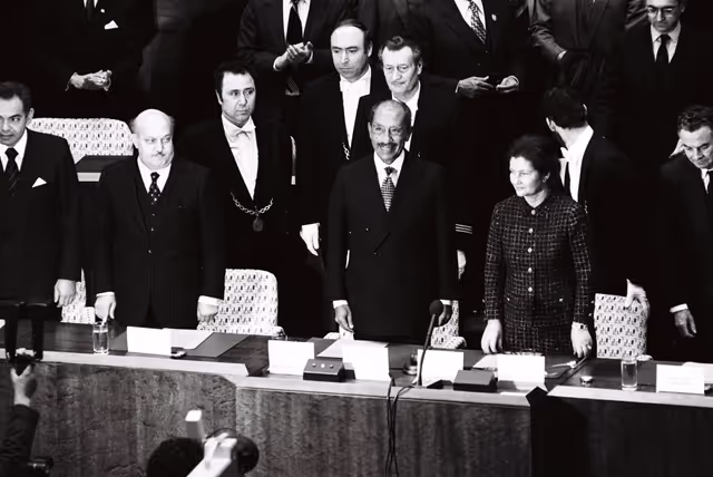 Photo 25: Official Visit of Anouar EL-SADATE, President of Egypt