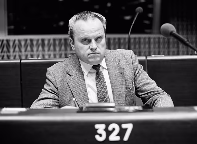 Fotografia 50: The MEP Karl-Heinrich MIHR during a session in Strasbourg in May 1981.