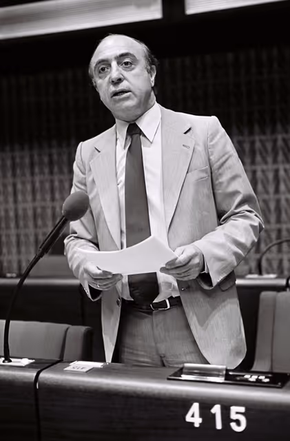 Nuotrauka 5: The delegue Spyridon MARKOZANIS during a session in Strasbourg in June 1981.