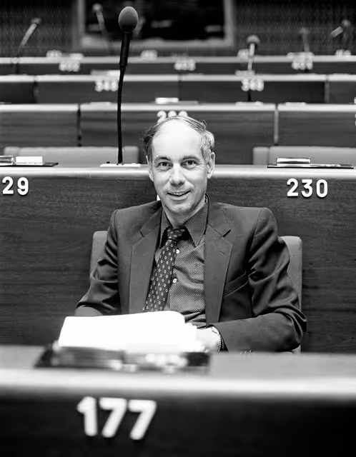 Nuotrauka 14: The MEP Otmar FRANZ during a session in Strasbourg in June 1981.