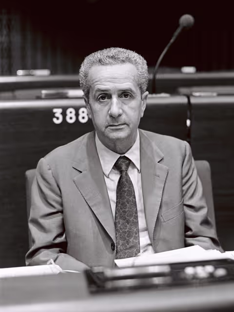 Nuotrauka 29: The MEP Flavio ORLANDI during a session in Strasbourg in June 1981.