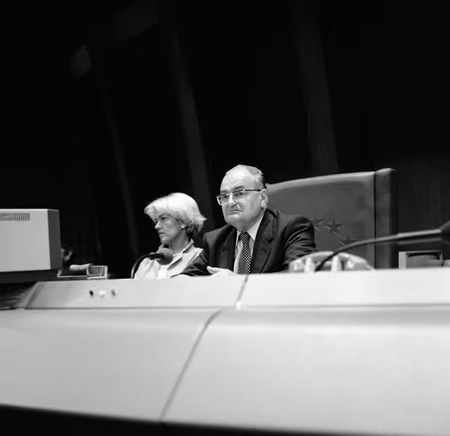 Nuotrauka 6: The European Parliament Marcel Albert VANDEWIELE during a session in Strasbourg in June 1981.