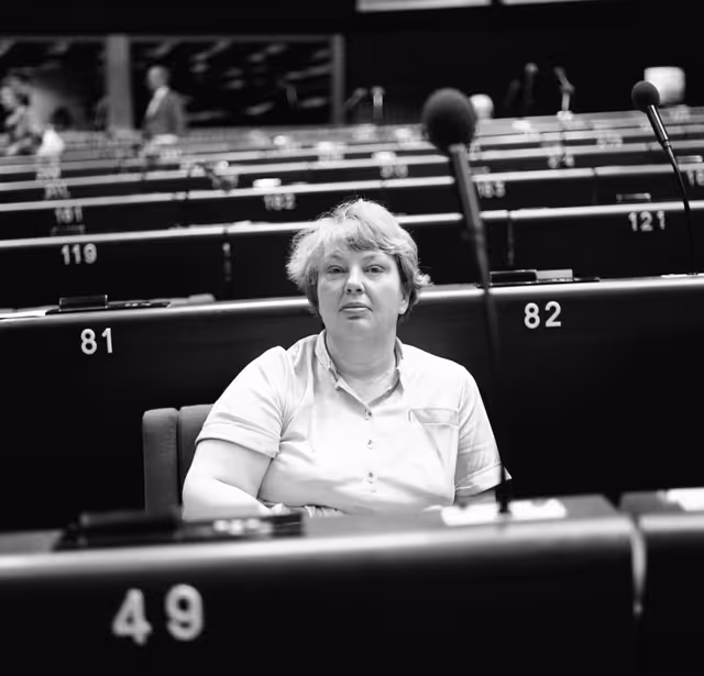 Fotografija 19: The MEP Eva Wilhelmsson GREDAL during a session in Strasbourg in July 1981.