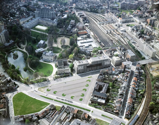 Billede 5: Aerial view of the European Parliament Headquarters in Brussels.