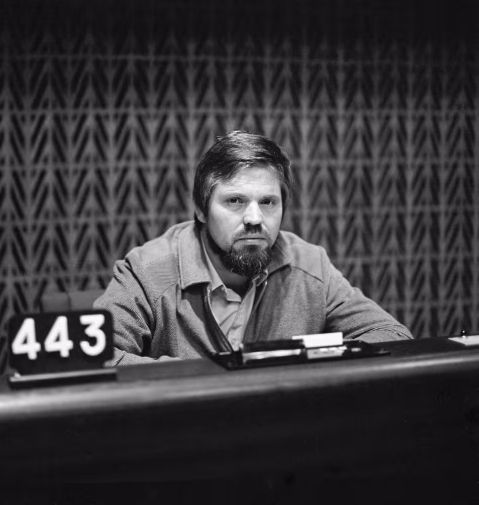 The MEP Eisso P. WOLTJER during a session in Strasbourg in October 1981.