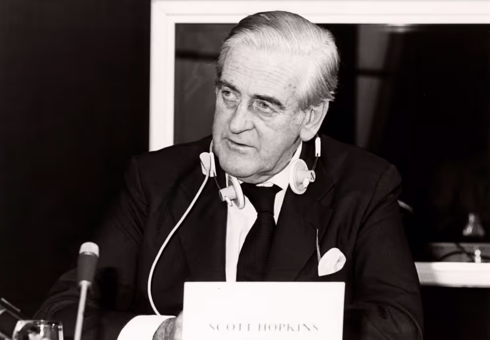 MEP Sir James SCOTT-HOPKINS attends a plenary session in Strasbourg