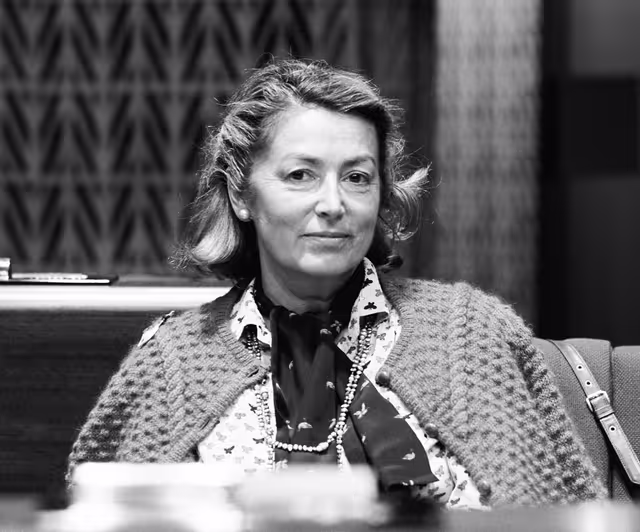 Foto 29: The MEP Renate-Charlotte RABBETHGE during a session in Strasbourg in October 1982.