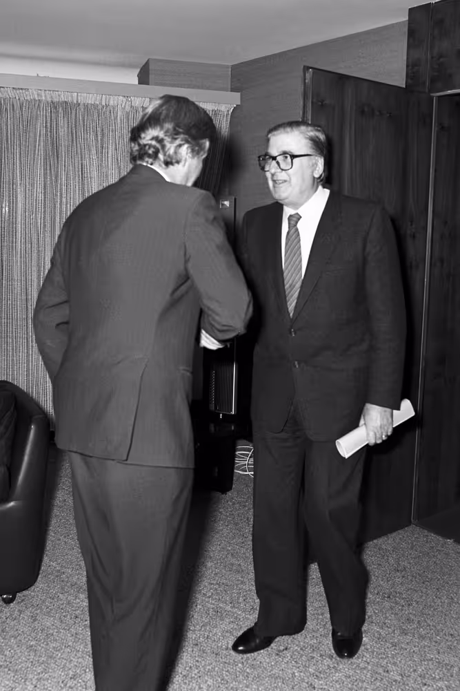 Pieter DANKERT EP President meets with Guido FANTI