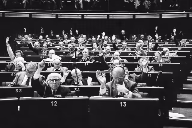 Photo 15: Plenary session at Strasbourg in february 1984