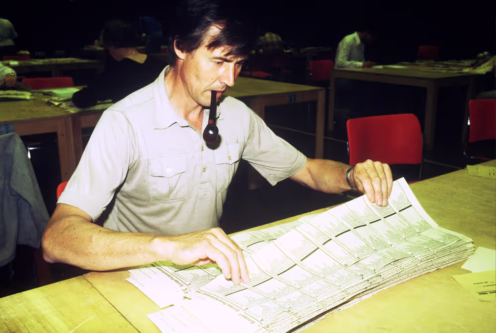 European election in Denmark - June 1984