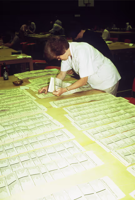 Fotogrāfija 12: European election in Denmark - June 1984