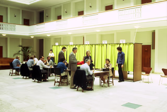 Fotogrāfija 11: European election in Denmark - June 1984