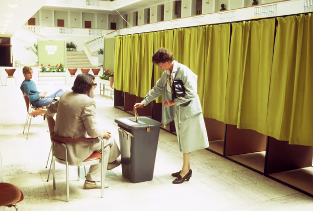 Fotogrāfija 10: European election in Denmark - June 1984