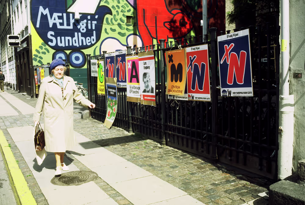 European election in Denmark - June 1984
