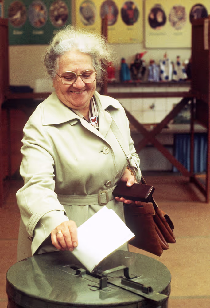 European election in Denmark - June 1984