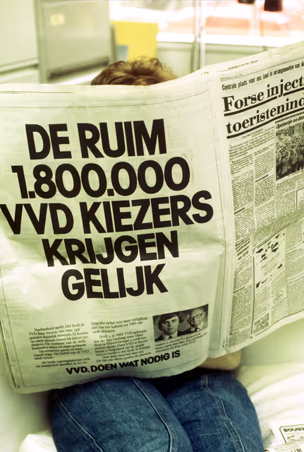 Fotogrāfija 20: European election in Netherlands - June 1984