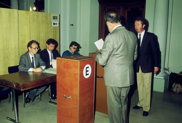 European election in Luxembourg - June 1984
