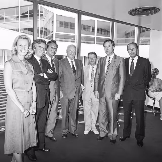 Pierre PFLIMLIN - EP President meets with French EPP MEPs at the European Parliament in Strasbourg