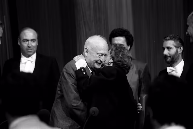 Photo 8: Pierre PFLIMLIN is elected as EP President during a plenary sesison in Strasbourg on July 2, 1984