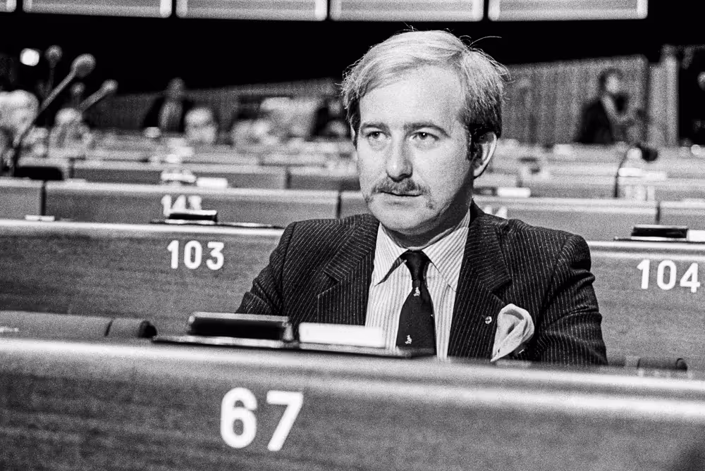 Portrait of Mep Christopher BEAZLEY  during the plenary session at the EP in Strasbourg