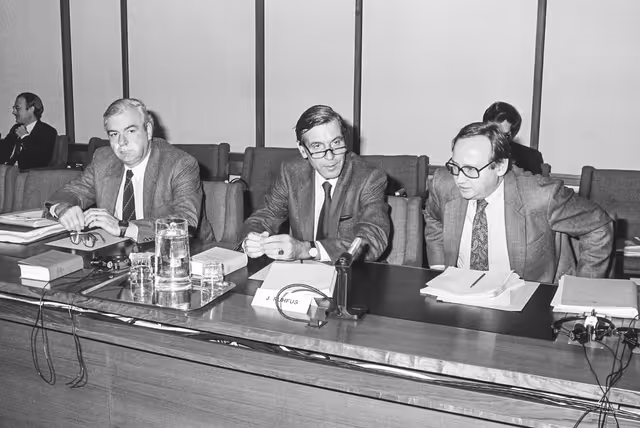 Fotografi 3: Meeting at the Egmont Palace (Palais d'Egmont) in Brussels