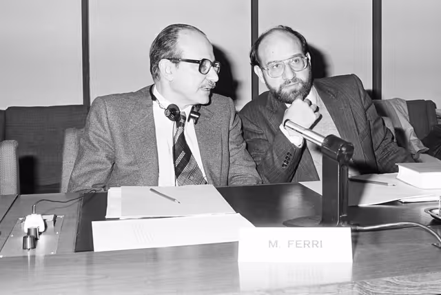 Fotografi 4: Meeting at the Egmont Palace (Palais d'Egmont) in Brussels
