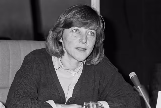Billede 31: Meeting at the Europan Parliament in Strasbourg in February 1985