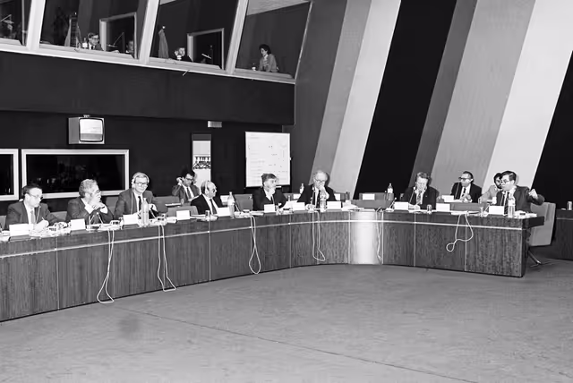Meeting with New-Zealand Delegation at the EP in Strasbourg in February 1985