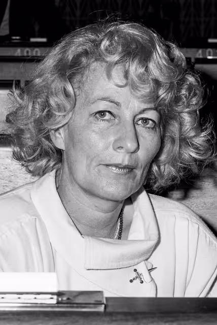 Billede 41: MEP Ursula BRAUN-MOSER during a session in the hemicycle of Strasbourg in February 1985.