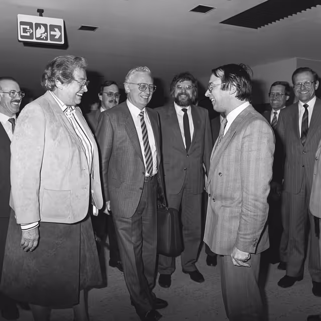 Billede 16: Meeting at the EP in Strasbourg in February 1985.