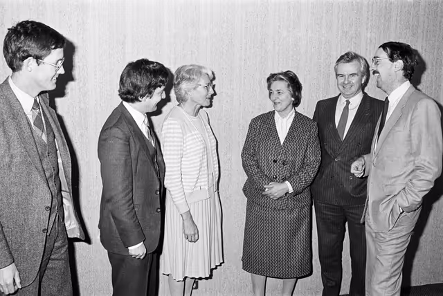 Billede 47: Meeting with New-Zealand Delegation at the EP in Strasbourg in February 1985
