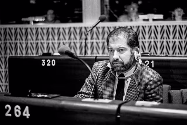 Billede 16: MEP Giorgio ROSSETTI during a session in Strasbourg in February 1985.