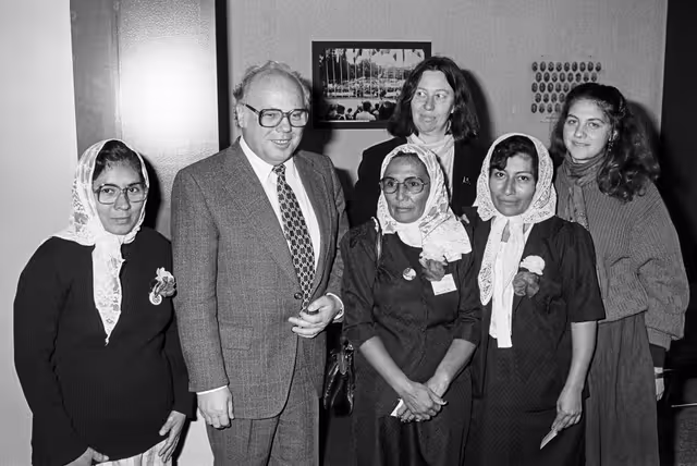Снимка 8: Meeting with Carmen CAMPOS member of Comadres victim of the Civil War in El Salvadore