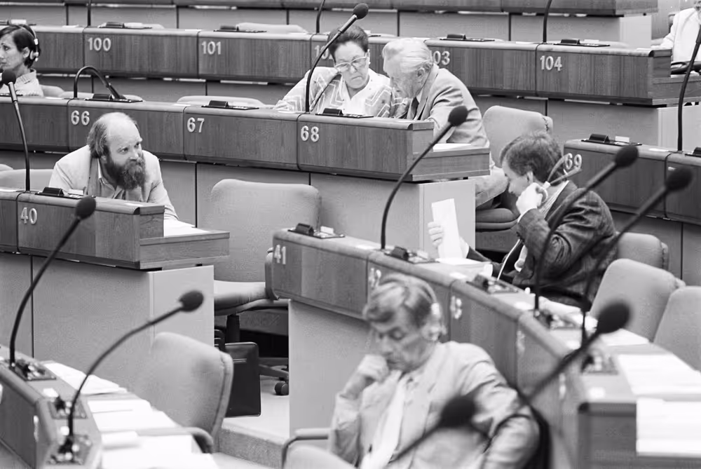 Plenary session at the European Parliament in Luxembourg