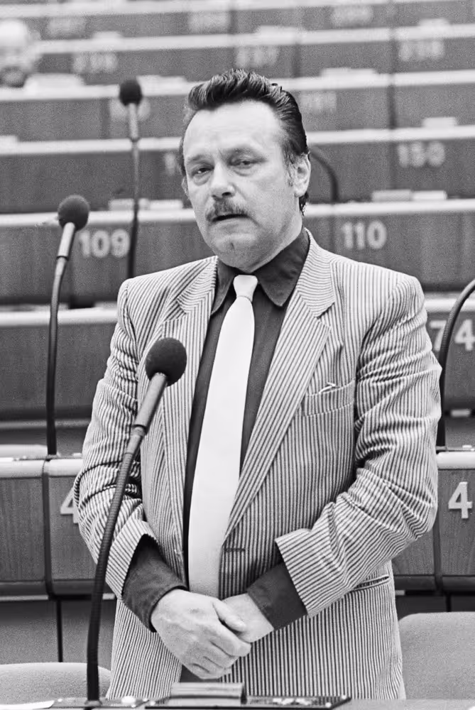 Portrait of MEP Ernest GLINNE during the plenary session at the EP in Luxembourg