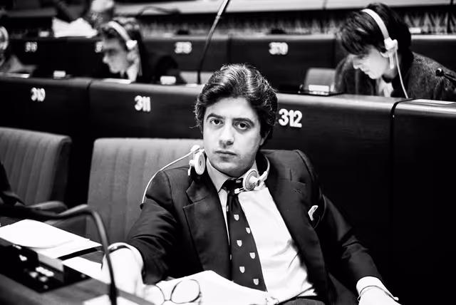 MEP Antonio ZAMORA GARCIA PAGAN during a session in Strasbourg in January 1986.