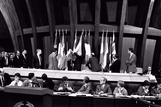 Nuotrauka 5: Welcome ceremony to Spain and Portugal into the EEC