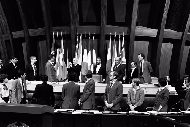 Nuotrauka 9: Welcome ceremony to Spain and Portugal into the EEC