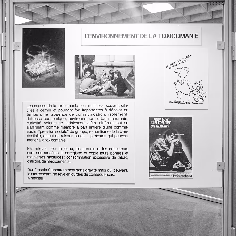 Exhibition on drugs at the EP in Strasbourg - We take drugs seriously