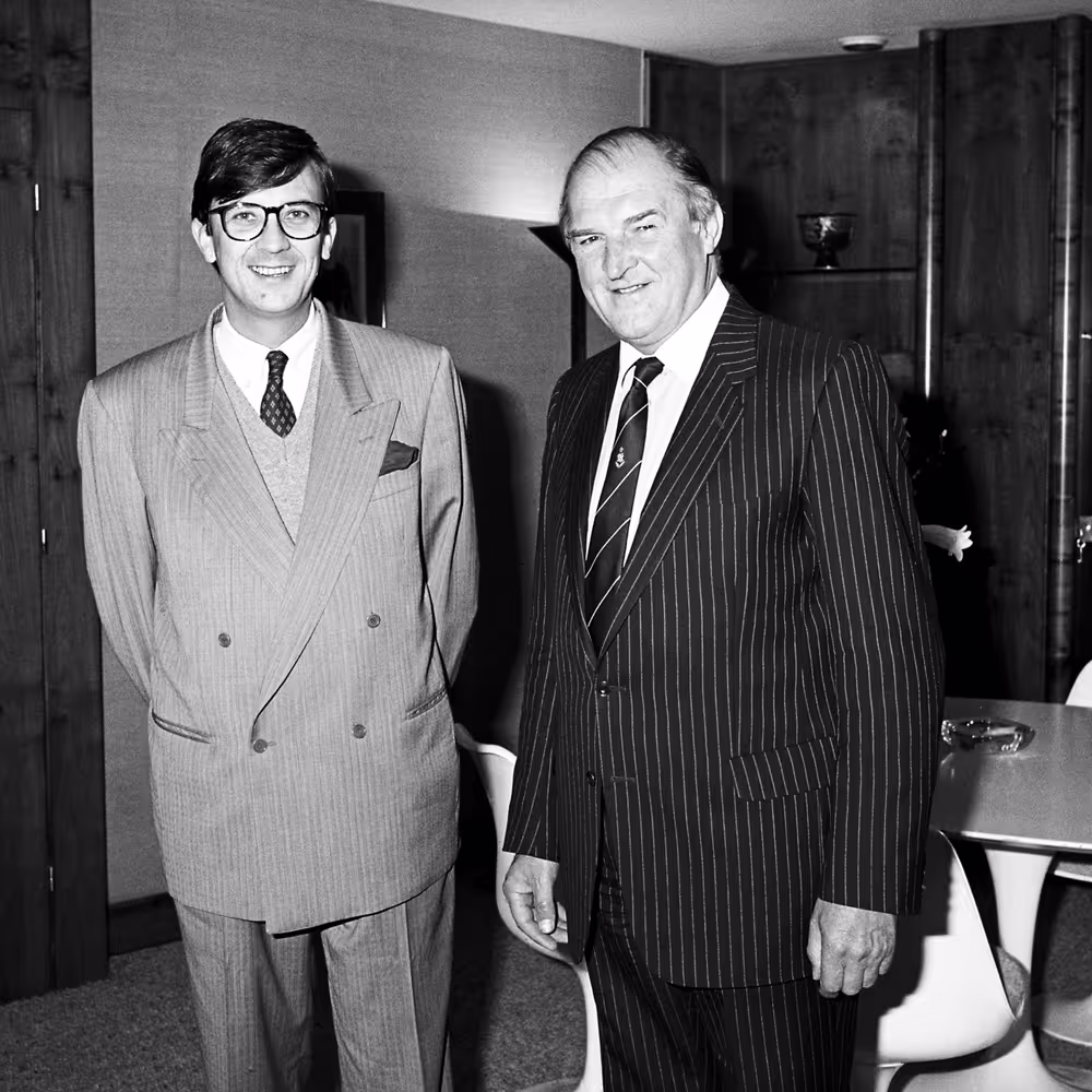 The Lord PLUMB meets  Bernard BOSSON