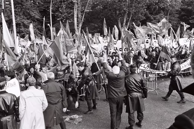 Foto 32: Demonstration for the recognition of the Armenian genocide in Strasbourg on June 1987.