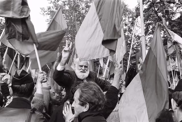 Foto 29: Demonstration for the recognition of the Armenian genocide in Strasbourg on June 1987.