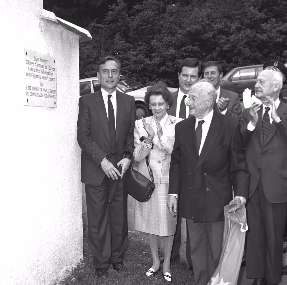 Inauguration of the Jean Monnet House (Maison Jean Monnet) in June 1987
