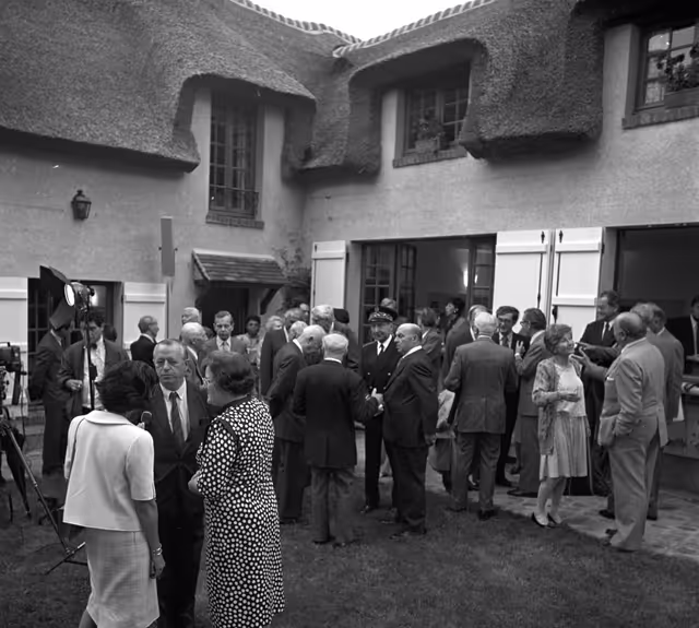 Снимка 50: Inauguration of the Jean Monnet House (Maison Jean Monnet) in June 1987