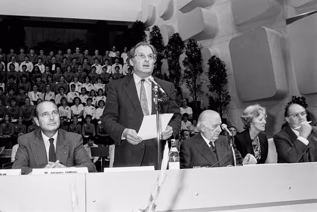 Meeting on ' Strasbourg and Europe ' in the Palais des Congres of Strasbourg