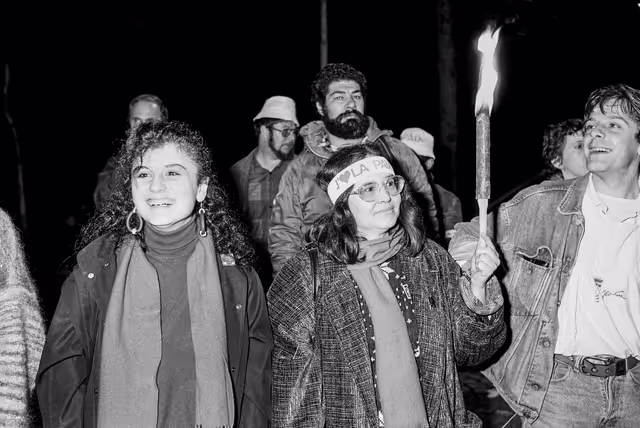 Fotografie 6: Demonstration for peace and against nuclear weapons in front of the European Parliament in Strasbourg