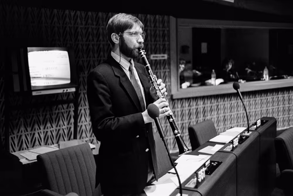 The MEP Florus A. WIJSENBEEK in Strasbourg in February 1988.