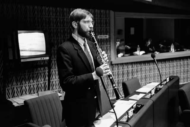 Fotografie 2: The MEP Florus A. WIJSENBEEK in Strasbourg in February 1988.